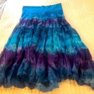 100% Cotten Multi-Colored Skirt